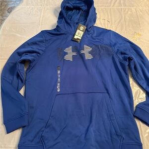 Blue Under Armour Hoodie Size Large